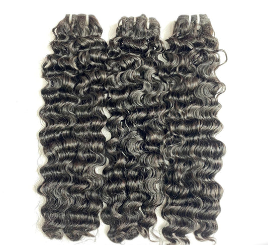 Raw Burmese Curly Bundles