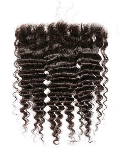 Raw Vietnamese Deep Wave Curly 13*6 HD Lace Frontal